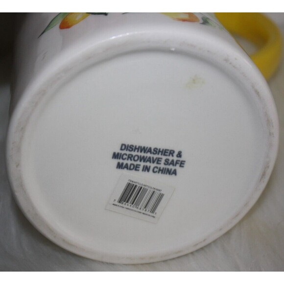 Farmhouse Freshly Squeezed Lemons Ceramic Pitcher Home Kitchen Decor Home EUC - Picture 4 of 4